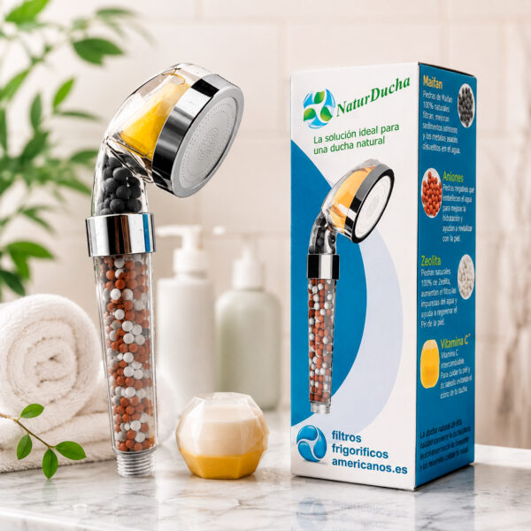 Naturducha: Filtro universal iónico de ducha com vitamina C