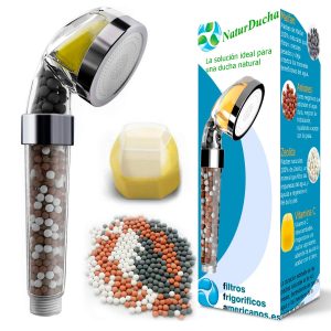 Naturducha: Filtro iónico universal para chuveiro com vitamina C