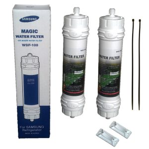 Conjunto de 2 filtros originais para frigorífico Samsung WSF-100