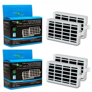 Conjunto de 4 filtros antibacterianos compatíveis com Whirlpool Microban