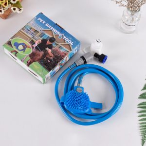 Kit de luva de banho para animais de estimação com toalha e tapete de oferta