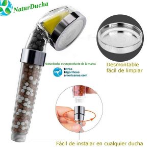 Filtragem total da água. Filtro KDF, torneira cromada e Naturducha