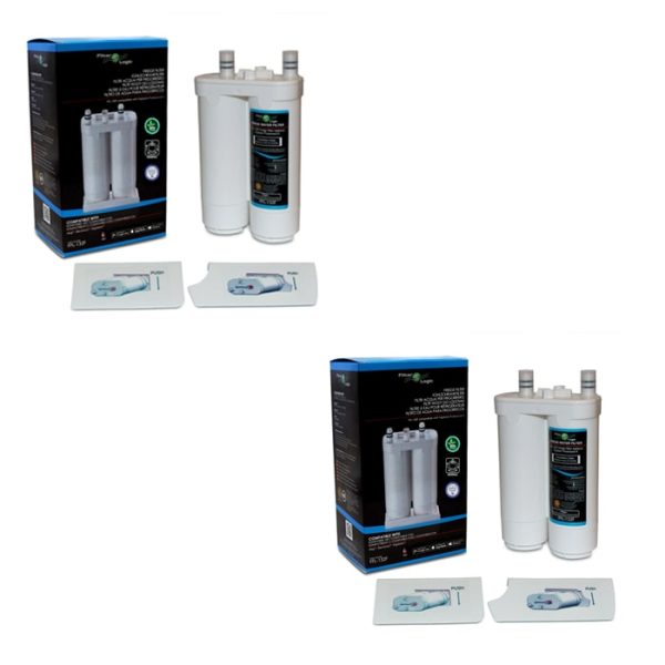 Conjunto de 2 filtros para frigorífico Electrolux, compatível com o modelo WF2CB Puresource