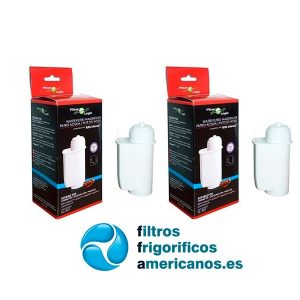 Conjunto de 2 filtros de água Intenza tipo Brita para máquinas de café