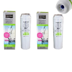 Conjunto de 2 filtros originais para o filtro interno do frigorífico Maytag UKF8001