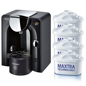 Conjunto de 4 filtros para a máquina de café Tassimo da Bosch, tipo Maxtra