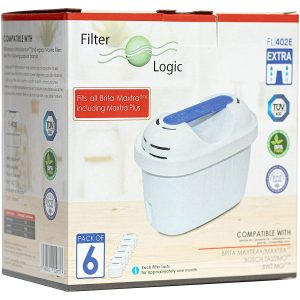 Conjunto de 12 filtros para jarro Brita tipo Maxtra PLUS