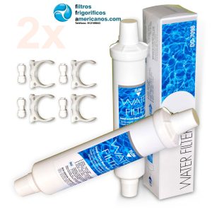 Conjunto de 2 filtros para frigorífico Daewoo DD-7098 Banseok Puritec