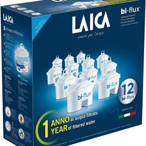 Pacote anual com 12 filtros para jarro Laica Bi-flux