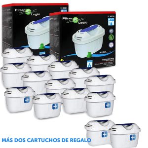 Conjunto de 12 filtros para jarro Brita do tipo Maxtra e 2 filtros grátis