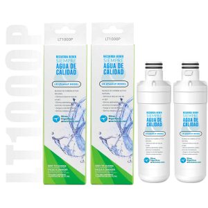 Conjunto de 2 filtros para frigorífico LG COMPATÍVEL ADQ747935 (LT1000P)