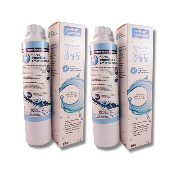 Conjunto de dois filtros compatíveis com a Samsung French Door DA29-00020B