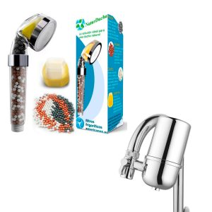 Filtragem total da água. Filtro KDF, torneira cromada e Naturducha