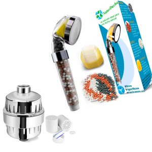 Conjunto de filtragem total para duche universal (dois filtros)