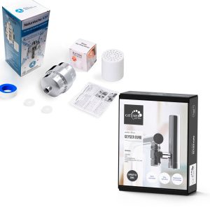 Conjunto de filtro para torneira Geyser e filtro universal para chuveiro