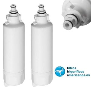Conjunto de dois filtros para frigorífico Panasonic, compatível com o modelo CNRAH-257760