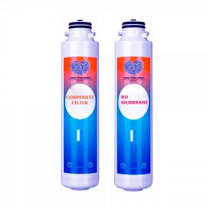 Conjunto de filtro e membrana Family Plus para hidrogenação por osmose