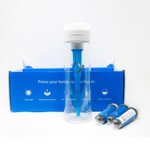 Pacote de garrafa de água hidrogenada Kor Plus + 3 cartuchos